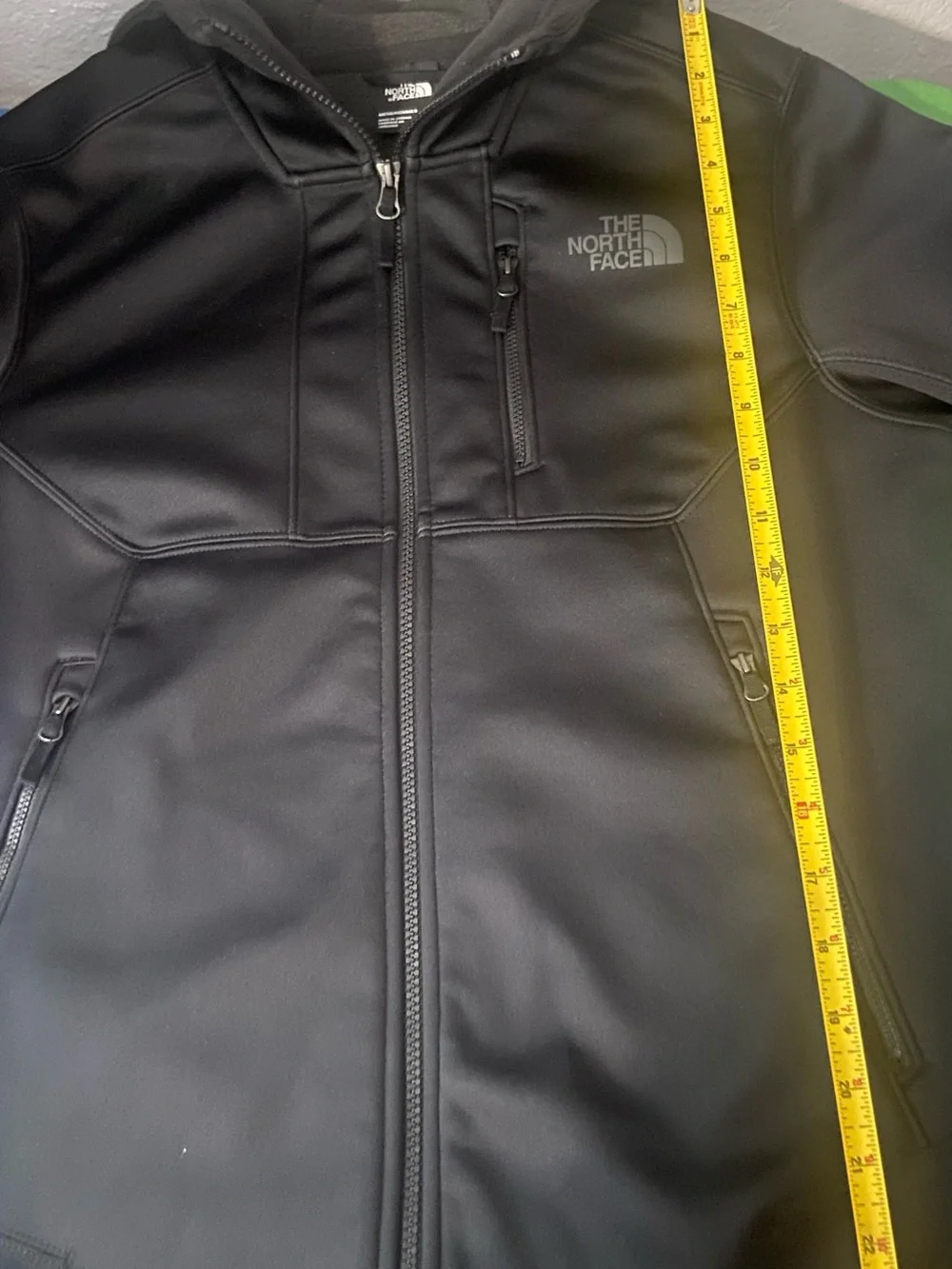 The North Face Black Hooded Softshell Windbreaker